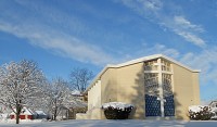 Our church building in winter