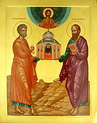 SsPeter & Paul founding the Antiochian Church