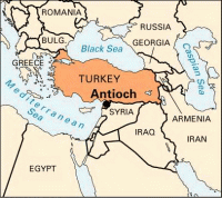 Antioch (Antakya) in present-day Turkey